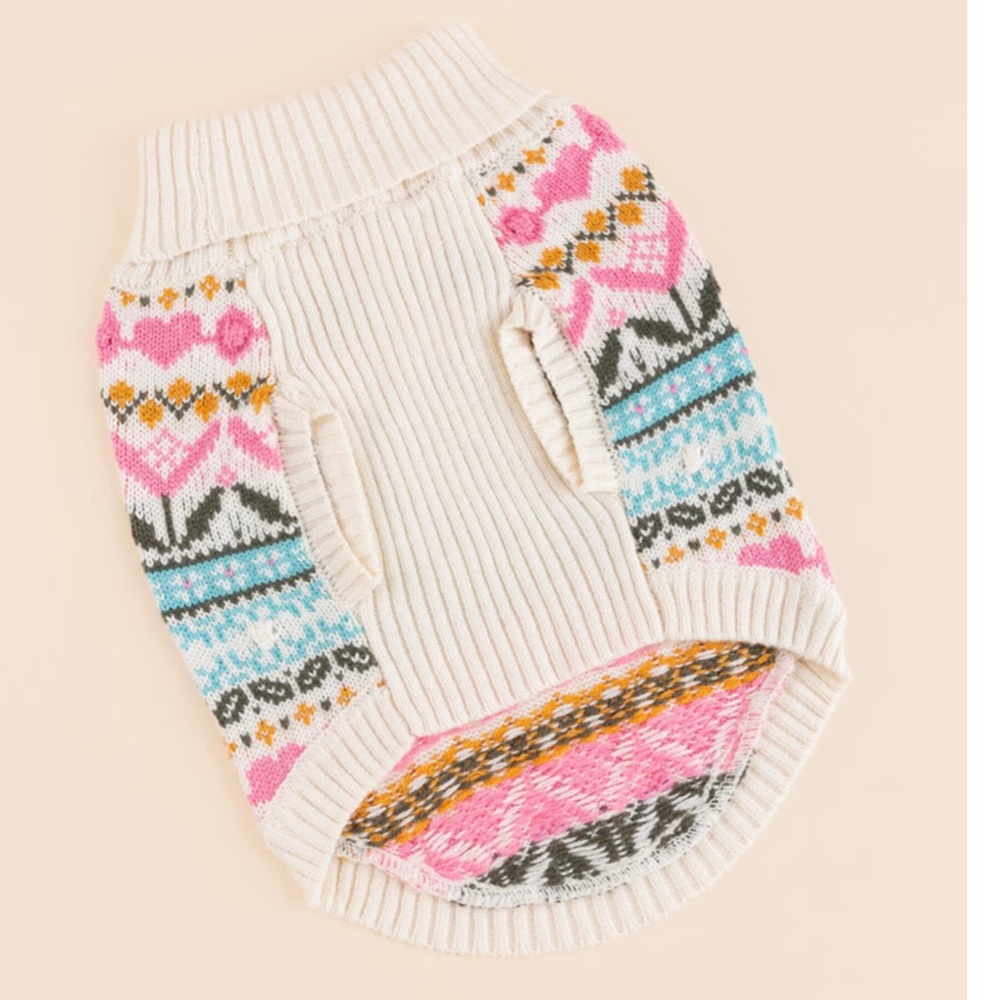 Spring Flowers DOG SWEATER - Picture 3 of 6